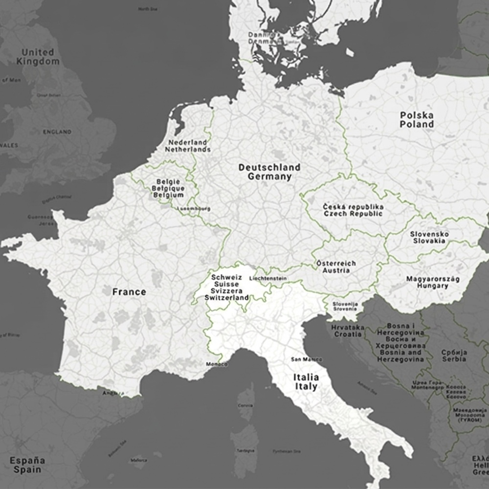 We offer transport to and from, as well as inter-country transport between, the following countries